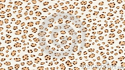 This high-resolution seamless leopard print texture features a rich, fur-like appearance with distinct patterns, ideal Stock Photo