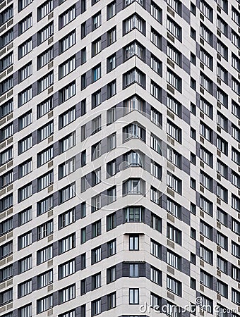 High-rise apartment house Stock Photo