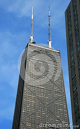 The high-rise buildings in Chicago Editorial Stock Photo