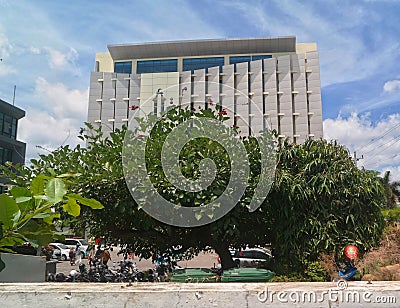 A high-rise campus building Editorial Stock Photo