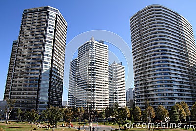 High rise condominium Stock Photo