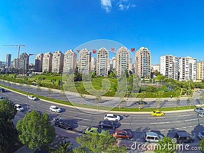 High rise luxury apartment buildings Editorial Stock Photo