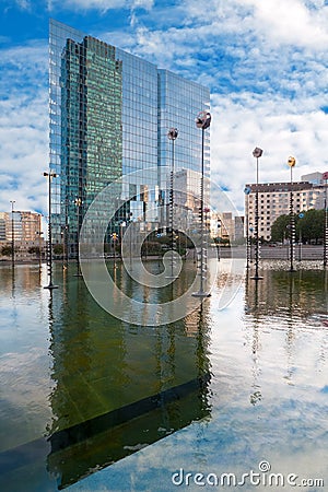 High-rise modern building. Defense Editorial Stock Photo