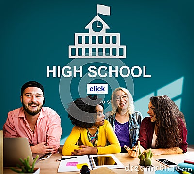 High School Academic Knowledge Student Concept Stock Photo