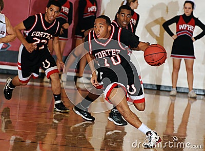 High School Basketball Editorial Stock Photo