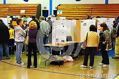 High School Science Fair Editorial Stock Photo