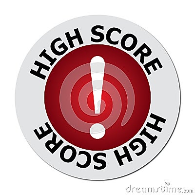 High score icon Vector Illustration