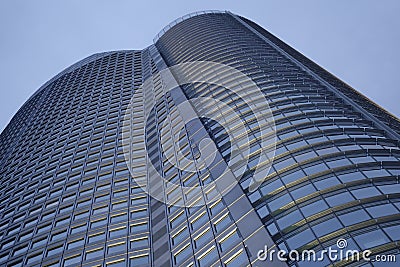 High skyscraper in steel and glass Editorial Stock Photo