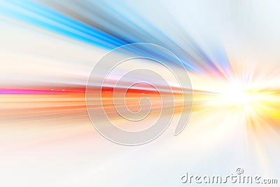 Acceleration super fast speedy motion blur white colour tone abstract for background design Stock Photo