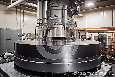 high-speed centrifuge, spinning at breakneck speeds to separate liquids Stock Photo