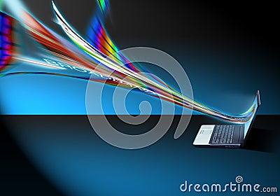 High Speed Internet Stock Photo