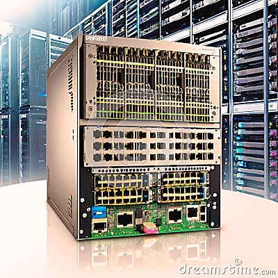 High-Speed Network Interfaces Default Specifications for Efficient Connectivity Stock Photo