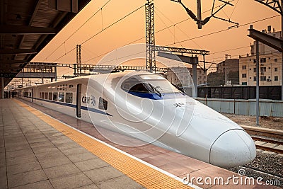 High speed train in China Editorial Stock Photo