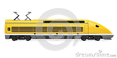 High Speed Train Isolated Stock Photo