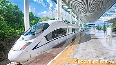 High speed train Stock Photo