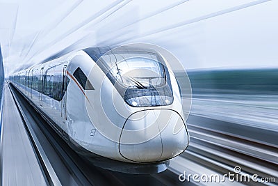 High speed train Stock Photo