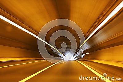 High speed tunnel Stock Photo