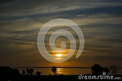 High stability of the country is the development of the Electric Stock Photo