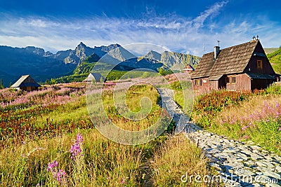 High Tatra Mountains top landscape nature Carpathians Poland Stock Photo