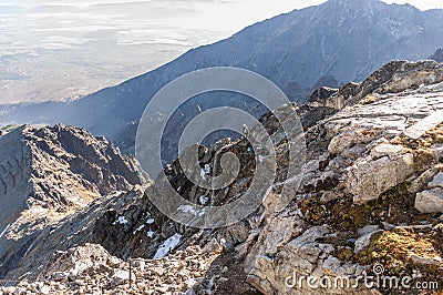 High Tatras in Slovakia. View from Lomnica Stock Photo