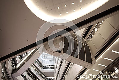 High Tech Atrium Stock Photo