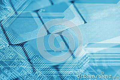 High tech background Stock Photo