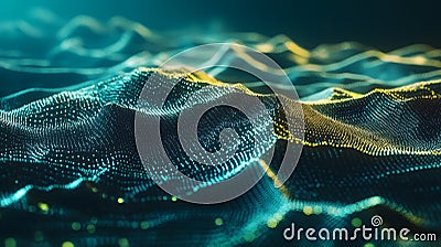 High-tech globe with geospatial data visualization Stock Photo