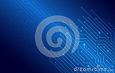 High-tech technology background texture. Circuit board minimal pattern Vector Illustration