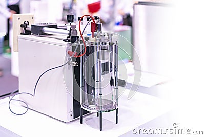 High technology encapsulation device of lab for protects and ingredient from environment for industrial food Ingredient medicine Stock Photo