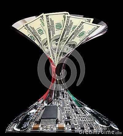 High technology industry business concepts. Stock Photo