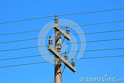 The high tension Stock Photo