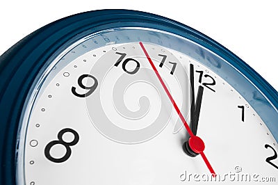 High time just before twelve Stock Photo