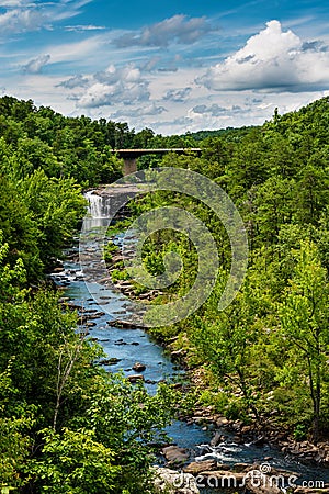 High view of Little River Canyon Federal Reserve Stock Photo