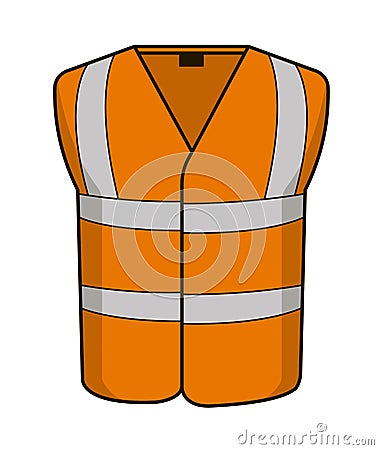 High vis vest Vector Illustration