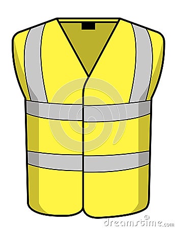 High vis vest Vector Illustration