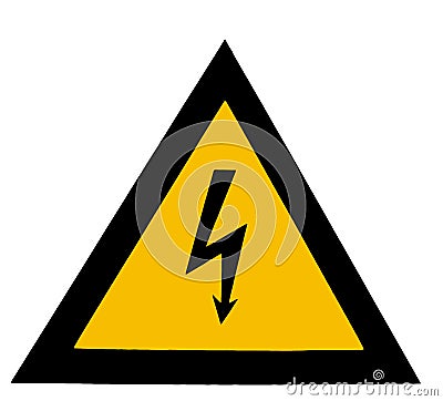 High Voltage Stock Photo