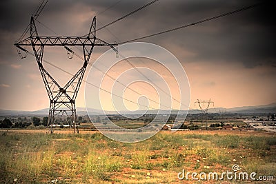 High voltage Stock Photo
