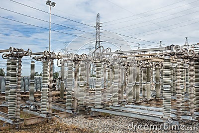 High voltage switchs Stock Photo