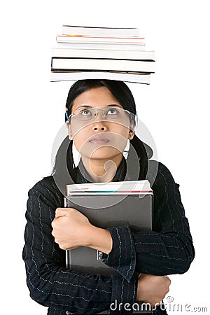 Higher Education : smart student Stock Photo