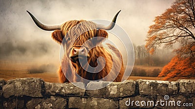 Highland cow Highlands Cartoon Illustration