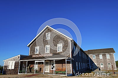 Highland House on Cape Cod Editorial Stock Photo