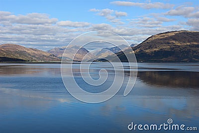 Highlands seascape Stock Photo