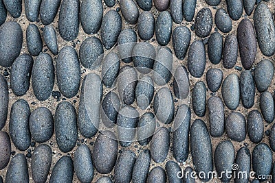 Highly detailed image of cobblestone pavement Stock Photo