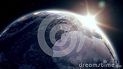 Highly Detailed Realistic Epic Sunrise Over Planet Earth 3D Animation Stock Video - Video of space, black: 124190953 Highly Detailed Realistic Epic Sunrise Over Planet Earth 3D Animation Stock Video - Video of space, black: 124190953