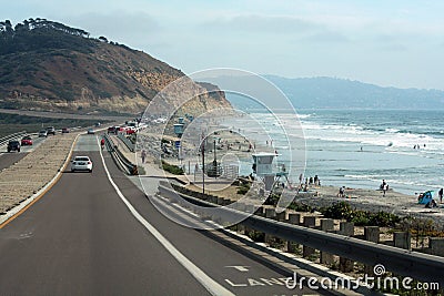 Highway 101 in California Stock Photo