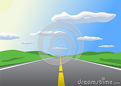 Highway Vector Illustration