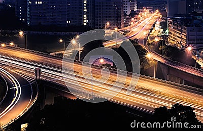 Highway interchange Stock Photo