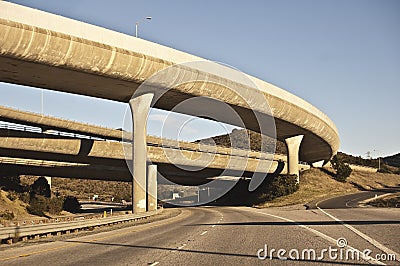 Highway Overpass Stock Photo