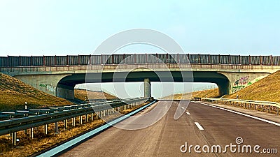 Highway overpass Stock Photo