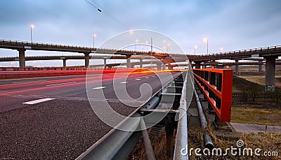 Highway Overpass Stock Photo